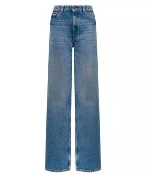 Прямые джинсы