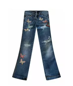 Прямые джинсы