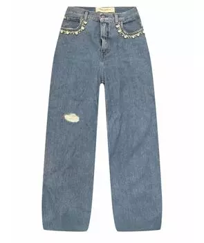 Прямые джинсы