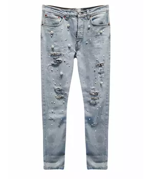 Прямые джинсы