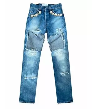 Прямые джинсы