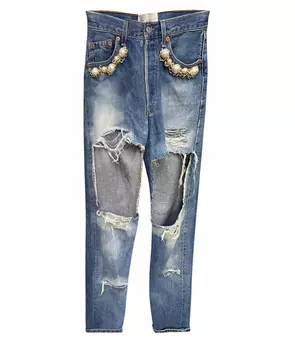 Прямые джинсы