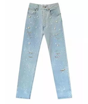 Прямые джинсы