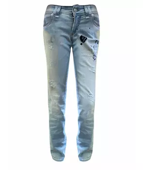 Прямые джинсы