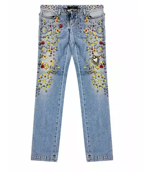 Прямые джинсы