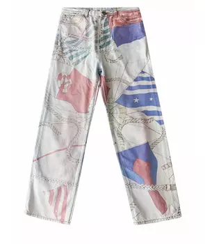 Прямые джинсы