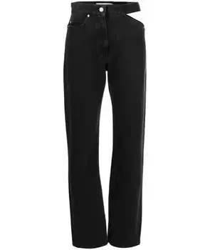 Прямые джинсы