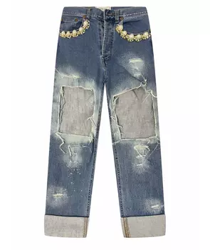 Прямые джинсы