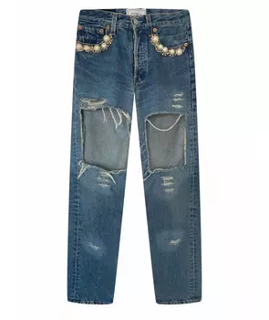 Прямые джинсы