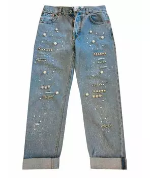 Прямые джинсы