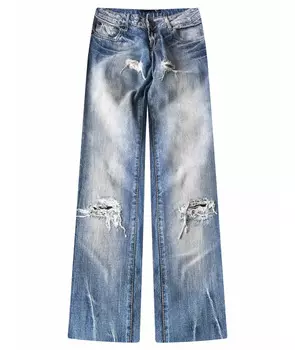 Прямые джинсы