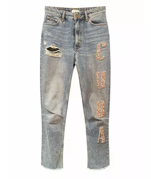 Прямые джинсы