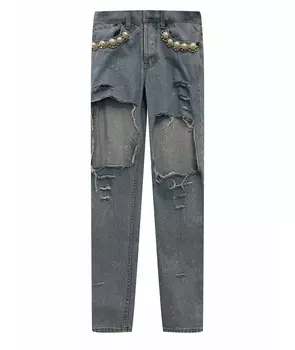 Прямые джинсы