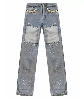 Прямые джинсы