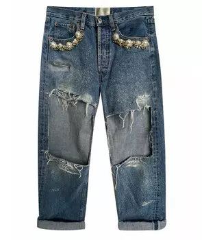 Прямые джинсы