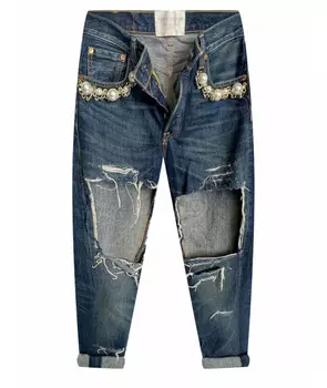 Прямые джинсы