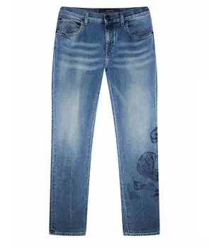 Прямые джинсы