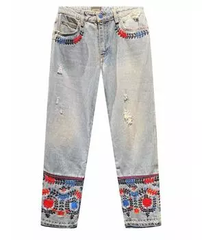 Прямые джинсы