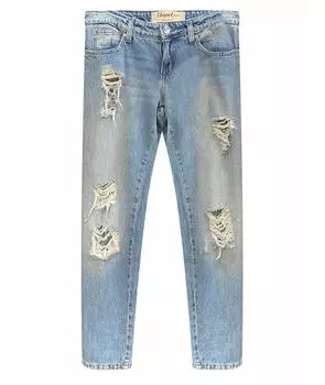 Прямые джинсы