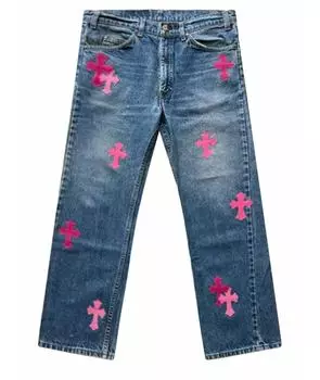 Прямые джинсы