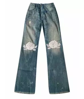 Прямые джинсы