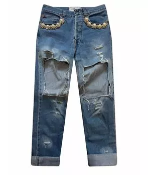 Прямые джинсы