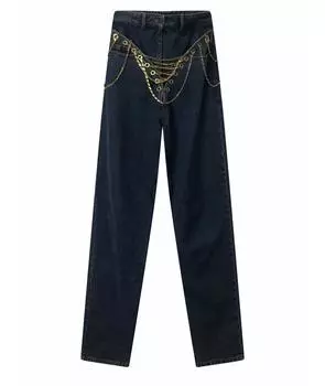 Прямые джинсы