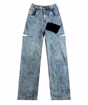 Прямые джинсы