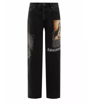 Прямые джинсы