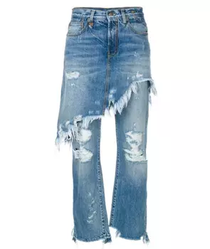 Прямые джинсы