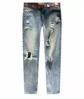 Прямые джинсы