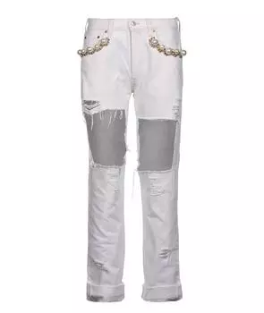 Прямые джинсы