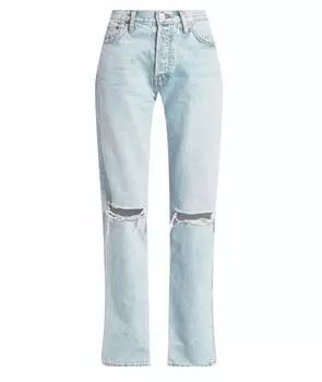 Прямые джинсы