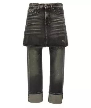 Прямые джинсы