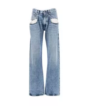 Прямые джинсы