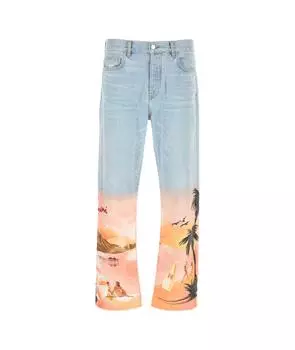 Прямые джинсы