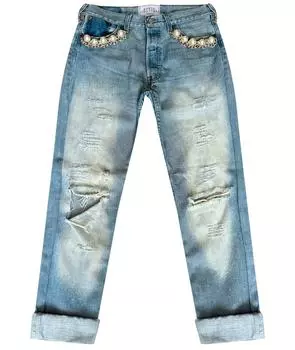 Прямые джинсы