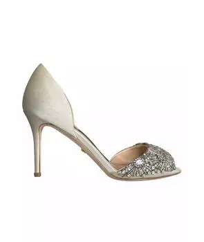 Свадебные туфли на среднем каблуке