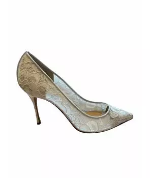 Свадебные туфли на среднем каблуке