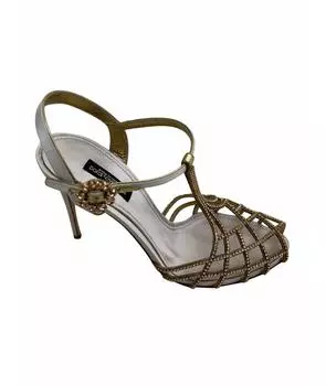 Свадебные туфли на среднем каблуке