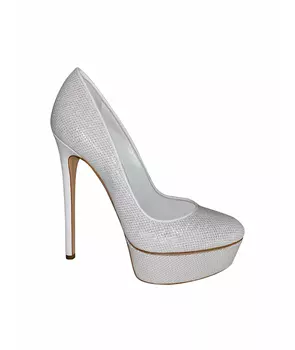 Свадебные туфли на высоком каблуке