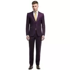 Мужской костюм бордовый