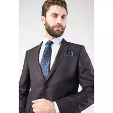 Мужской костюм коричневый