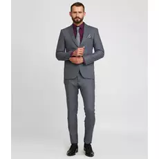 Мужской костюм серый