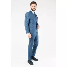 Мужской костюм синий