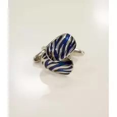 Запонки Синий тигр