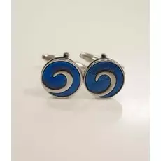 Запонки Синяя иллюзия