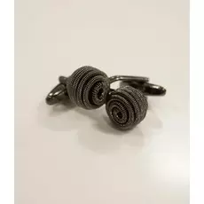 Запонки Спираль