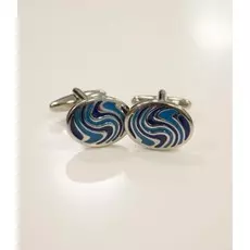 Запонки Волна