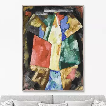 Abstraction Blue, Yellow and Green, 1913г. (105х75 см)